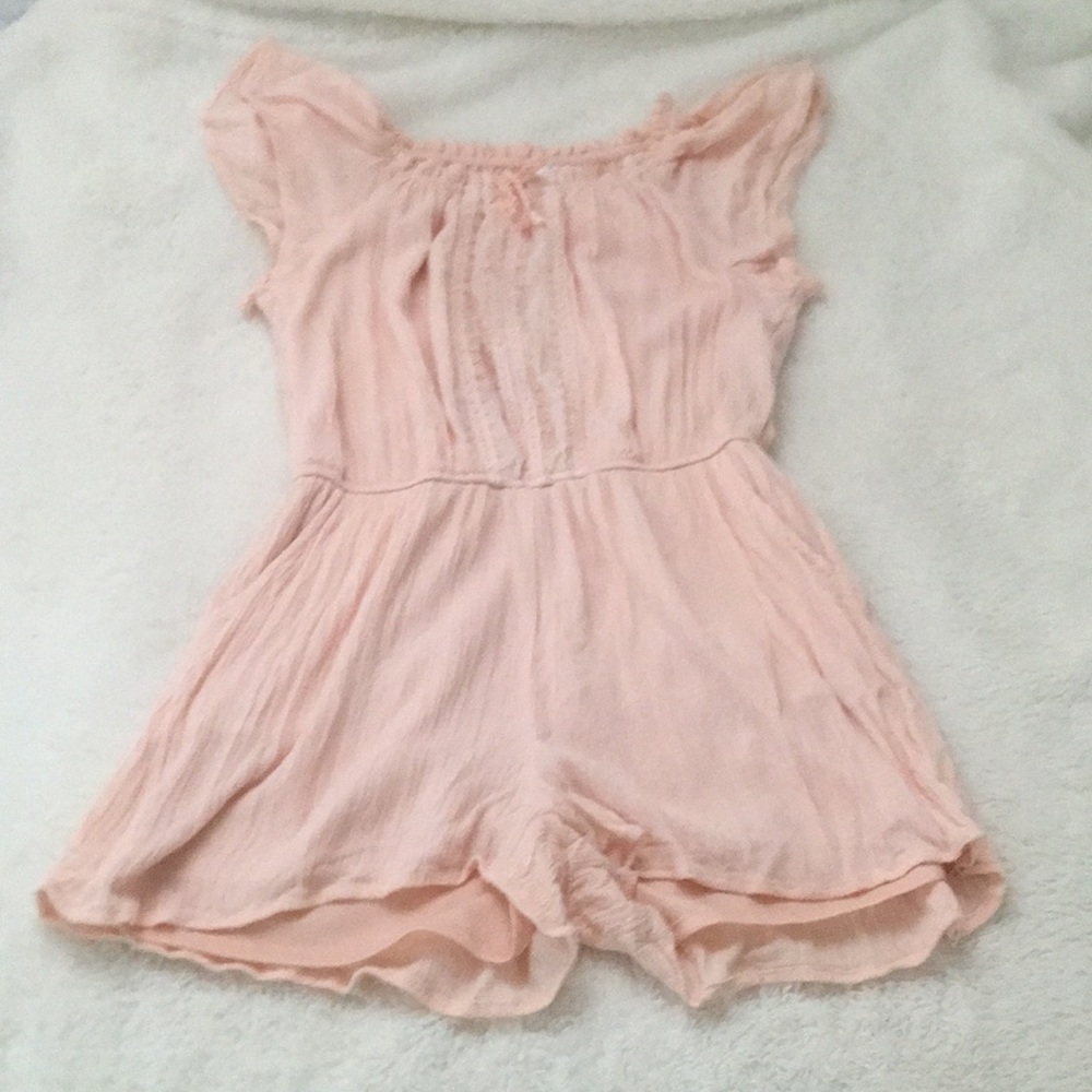 FINAL PRICE Girl’s Flutter Sleeve Romper